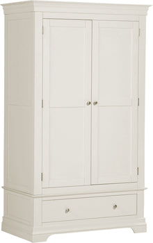 Bordeaux 2 Door Wardrobe - Ivory