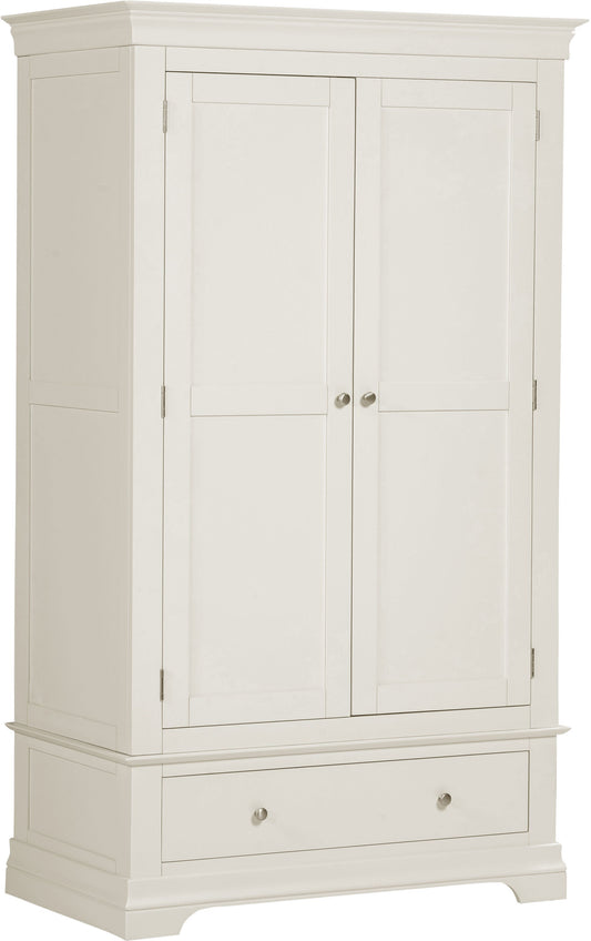 Bordeaux 2 Door Wardrobe - Ivory