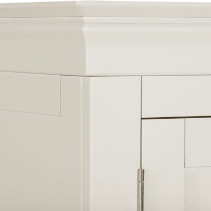 Bordeaux 2 Door Wardrobe - Ivory