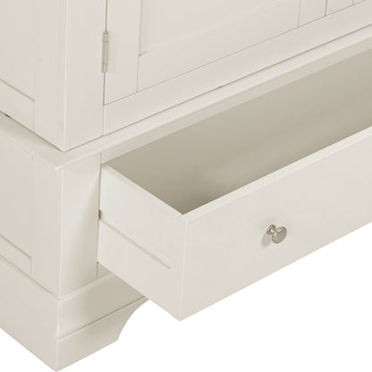 Bordeaux 3 Door Wardrobe - Ivory