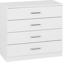 Dakota 4 Drawer Chest - White