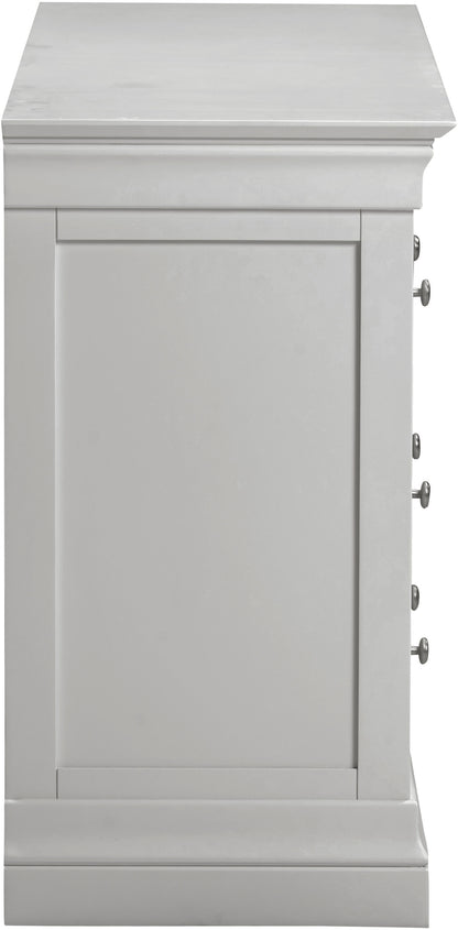 Bordeaux 3+2 Drawer Chest - Pebble Grey