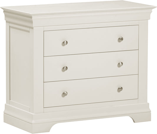 Bordeaux 3 Drawer Chest - Ivory