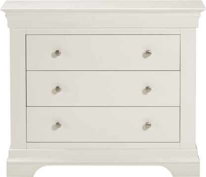 Bordeaux 3 Drawer Chest - Ivory
