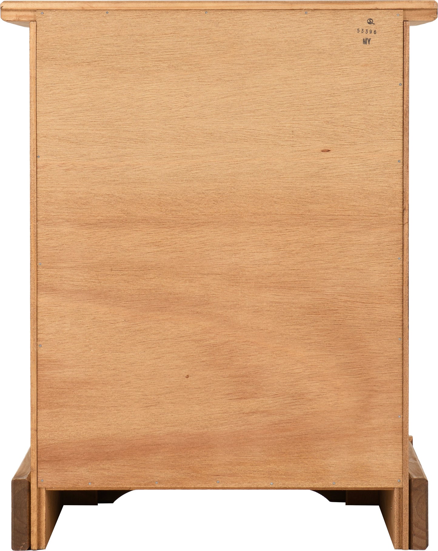 Corona 1 Drawer 1 Door Bedside - Distressed Waxed Pine
