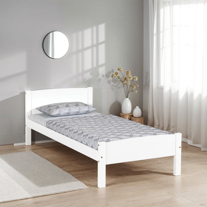 Amber 3' Single Bed - White