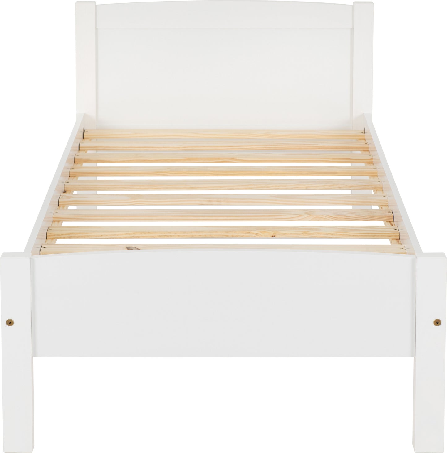 Amber 3' Single Bed - White