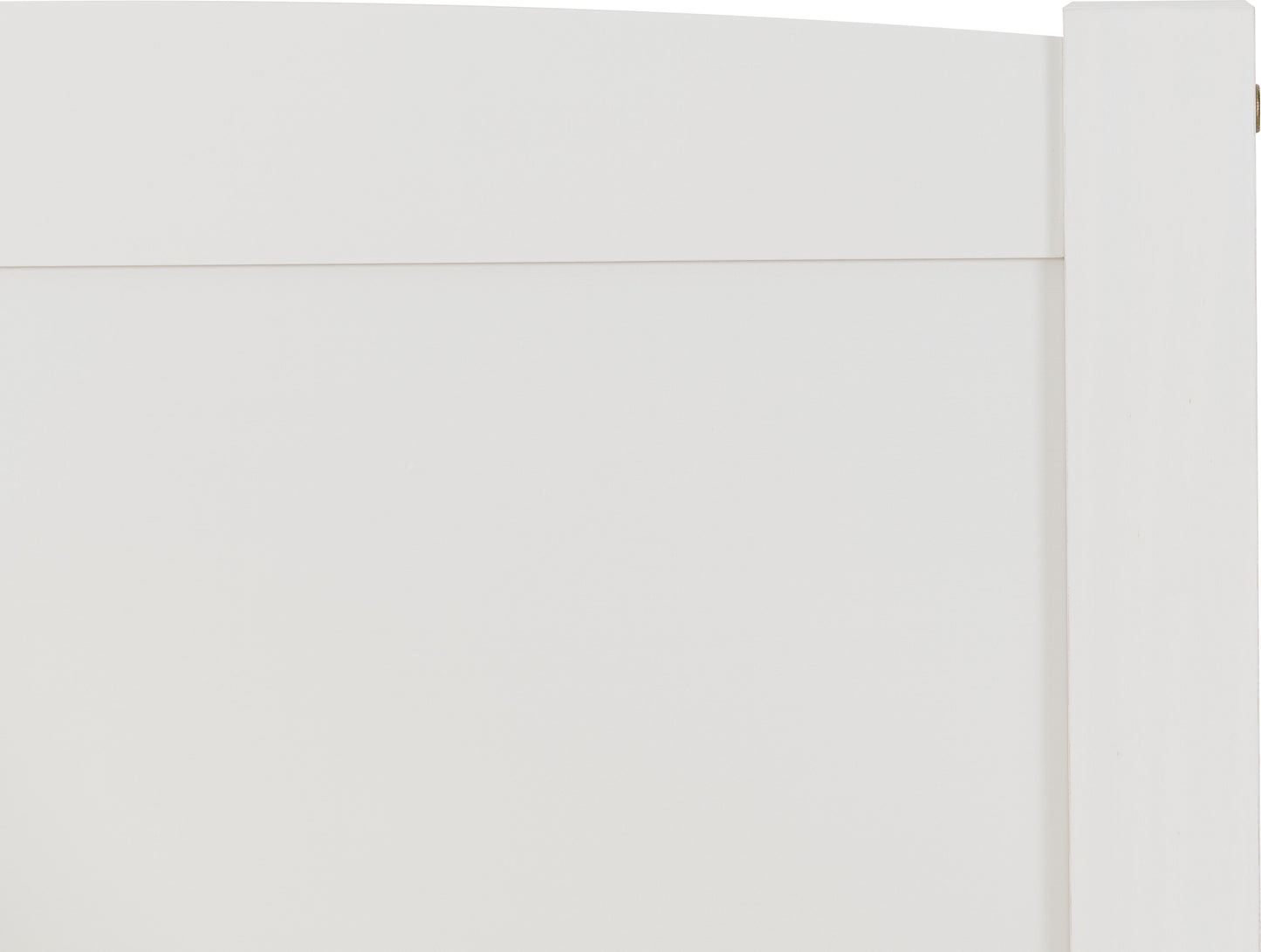 Amber 3' Single Bed - White