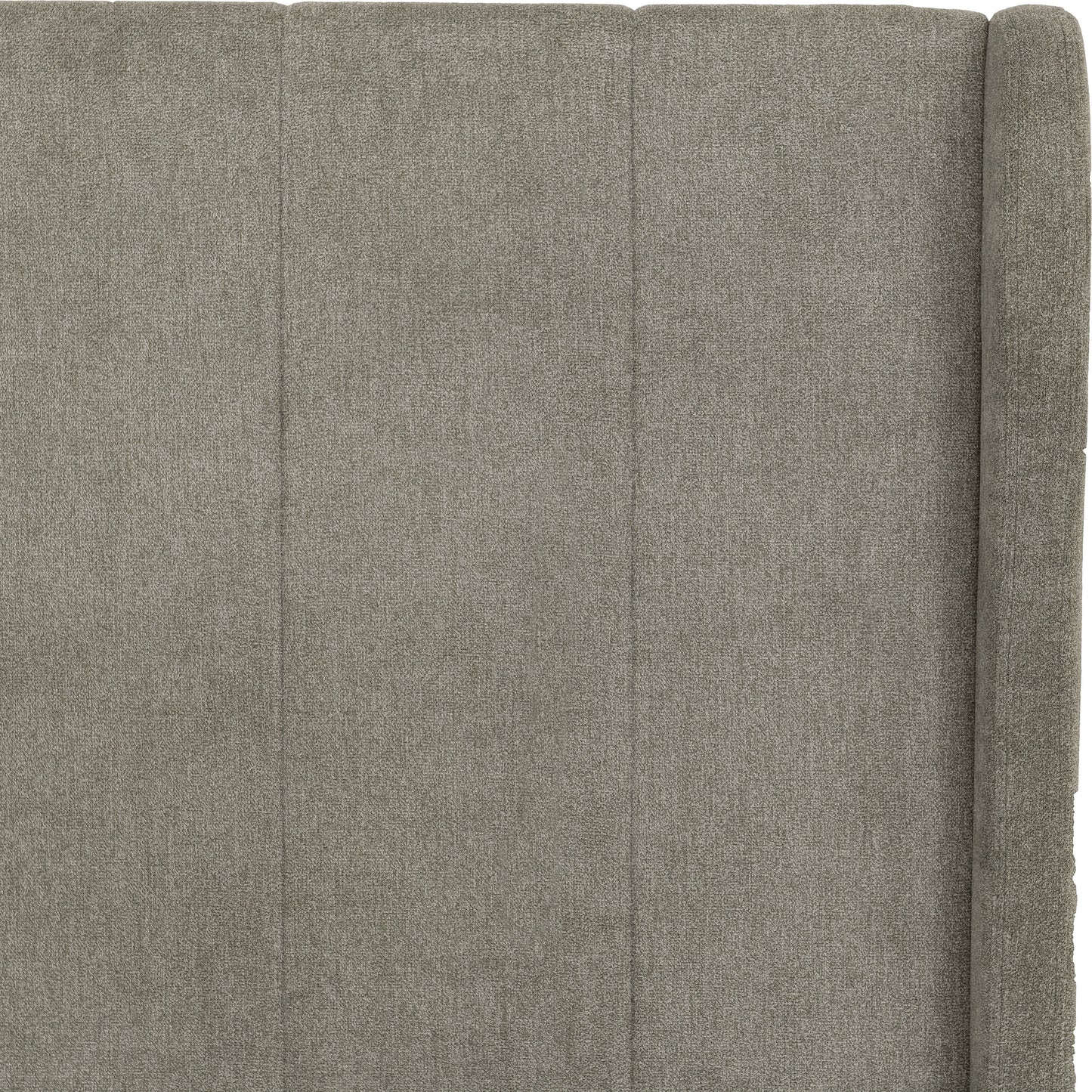 Amelia 4'6" Double Plus Bed - Dark Grey Fabric