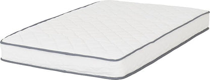 Yasmin 4'6" Double Roll Up Mattress 18Cm (Bonnel Spring) - White