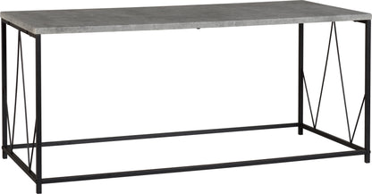 Athens Rectangular Coffee Table - Concrete Effect