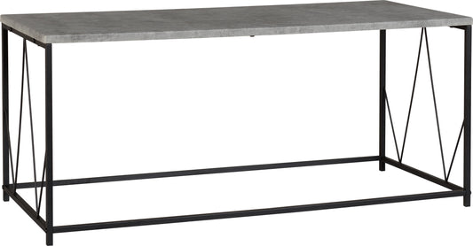 Athens Rectangular Coffee Table - Concrete Effect