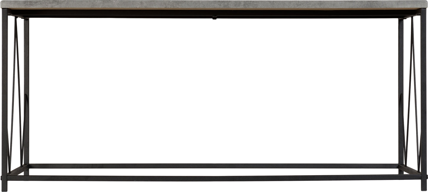 Athens Rectangular Coffee Table - Concrete Effect