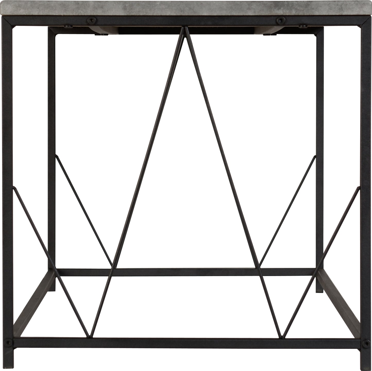 Athens Rectangular Coffee Table - Concrete Effect