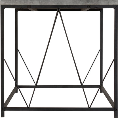 Athens Rectangular Coffee Table - Concrete Effect