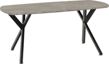 Athens Oval Coffee Table - Concrete Effect