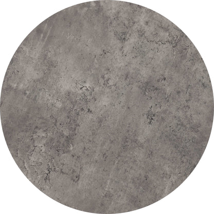 Athens Round Coffee Table Set - Concrete Effect