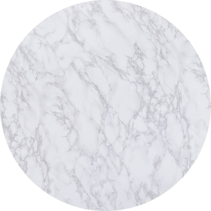 Dallas Round Coffee Table Set - Marble/Gold Effect