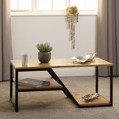 Durham Coffee Table - Light Oak Effect