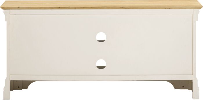 Bordeaux Small TV Stand - Ivory/Oak