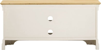Bordeaux Small TV Stand - Ivory/Oak