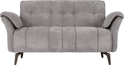 Amalfi 2 Seater Sofa - Grey Fabric