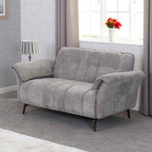 Amalfi 2 Seater Sofa - Grey Fabric