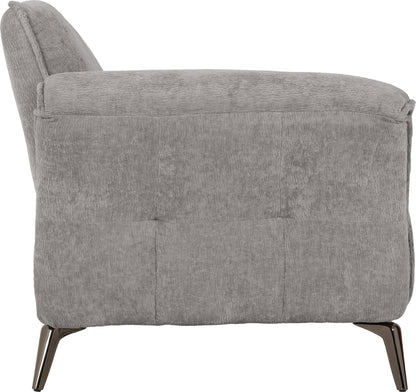 Amalfi 3 Seater Sofa - Grey Fabric
