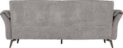 Amalfi 3 Seater Sofa - Grey Fabric