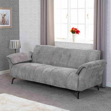 Amalfi 3 Seater Sofa - Grey Fabric