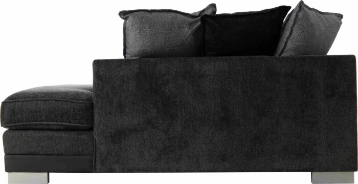 Elsa Right Hand Facing Corner Sofa - Dark Grey