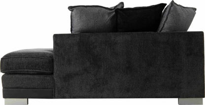 Elsa Right Hand Facing Corner Sofa - Dark Grey