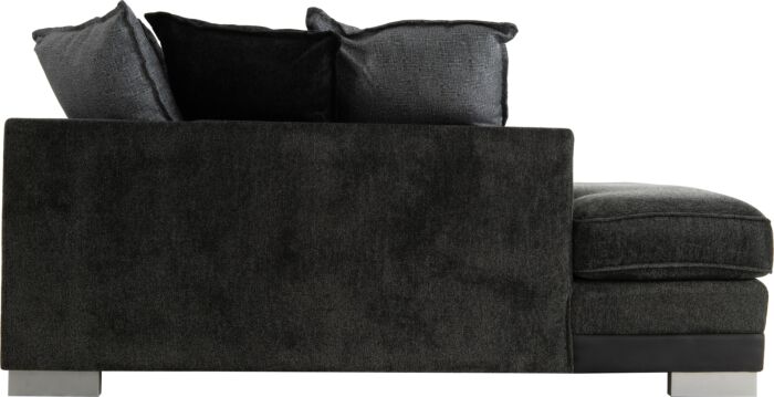 Elsa Left Hand Facing Corner Sofa - Dark Grey