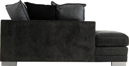 Elsa Left Hand Facing Corner Sofa - Dark Grey