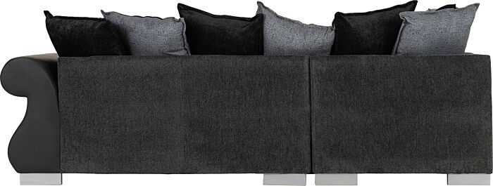 Elsa Left Hand Facing Corner Sofa - Dark Grey