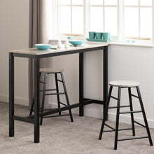 Athens Breakfast Bar Set - Concrete Effect