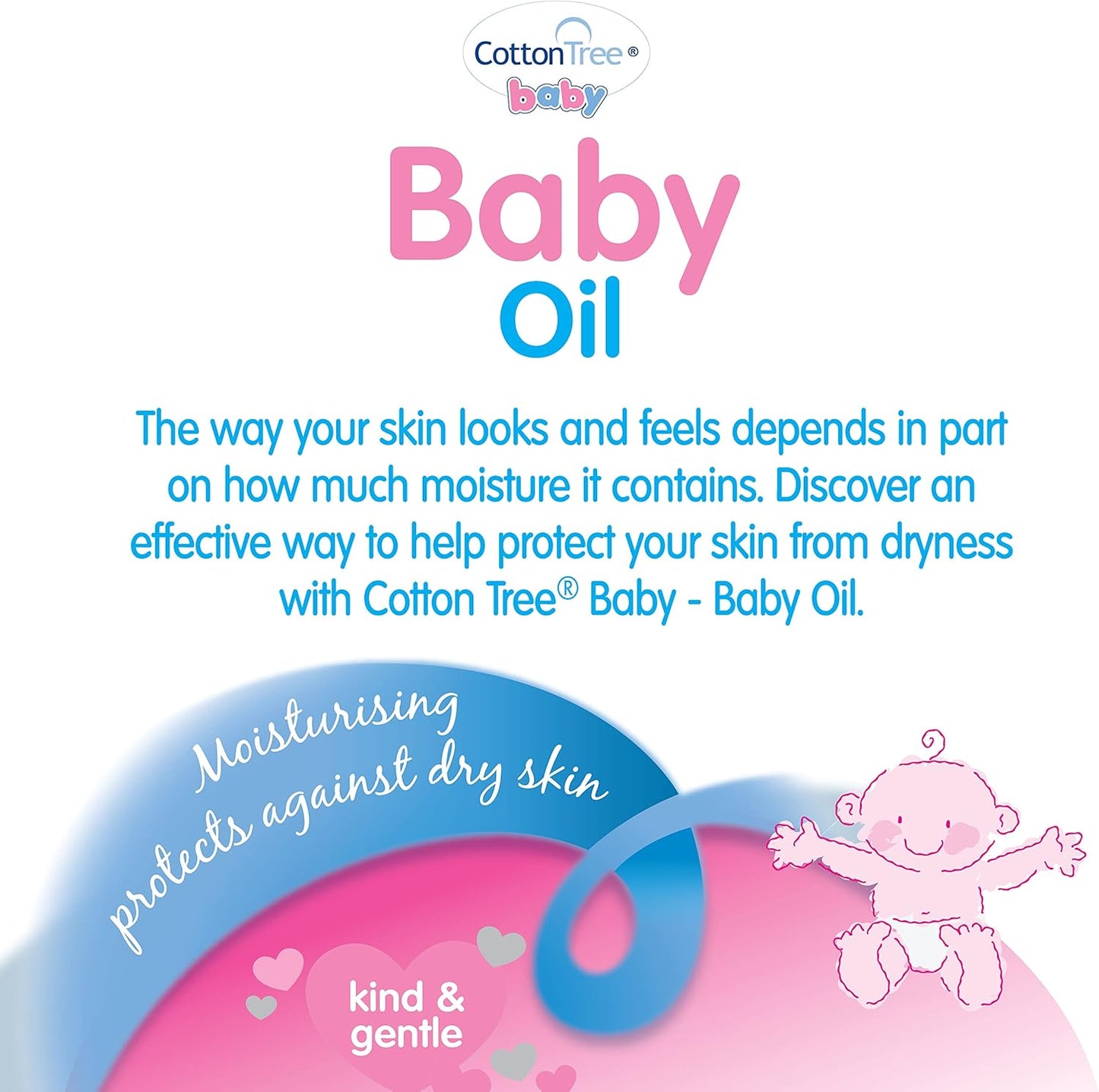 Cotton Tree Baby Oil 300ml