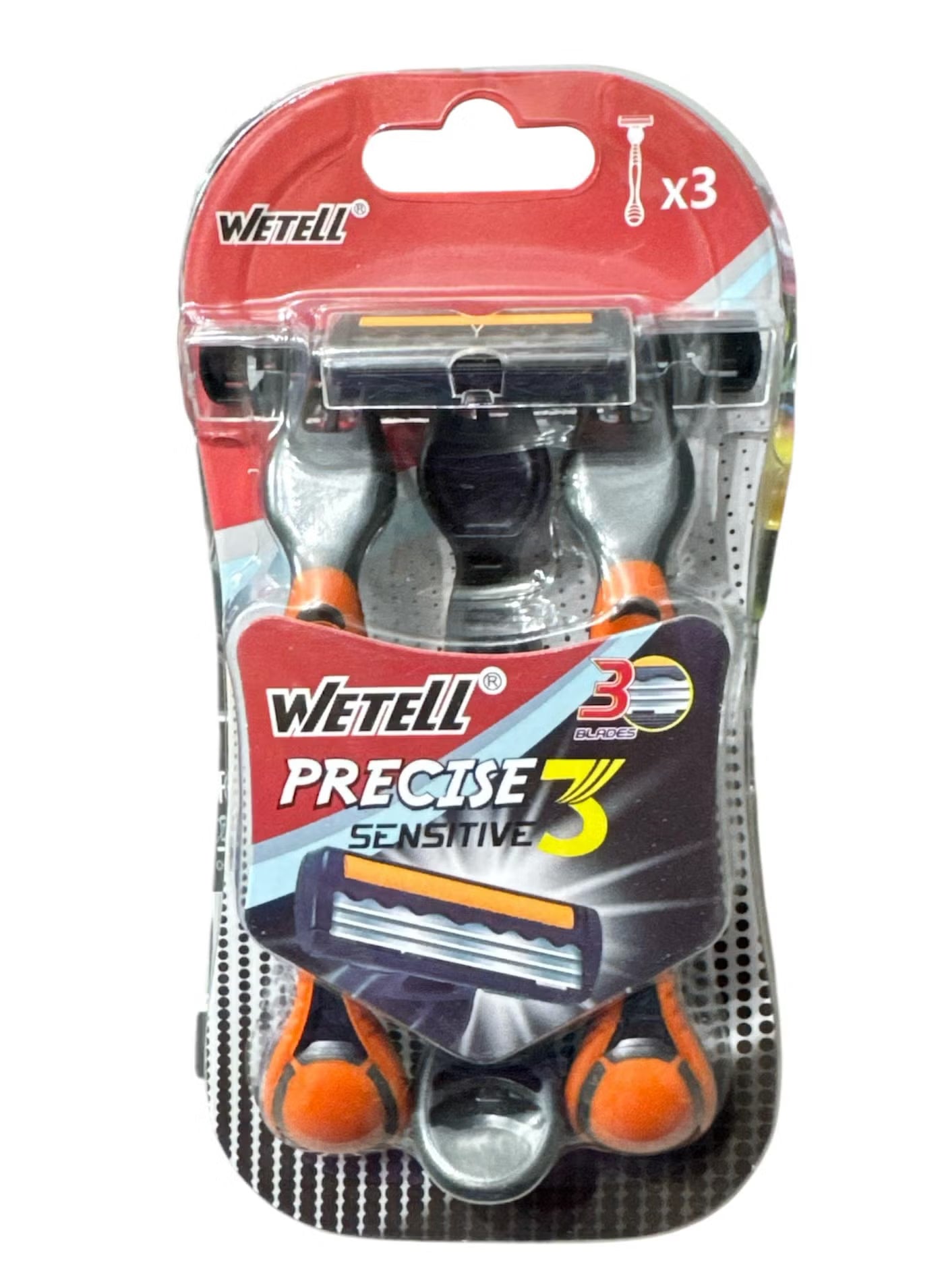 Wetell Precise Men's 3 Blade Razor
