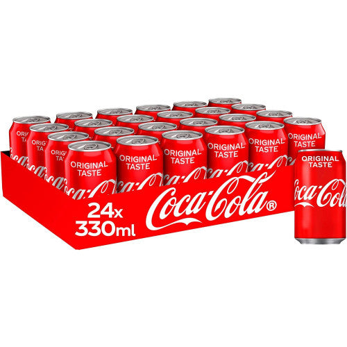 Coca Cola Original Cans 330ml 24 Pack