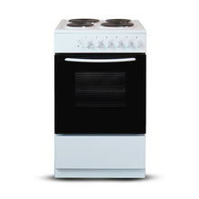Montpellier CSE46W 50cm Electric Cooker in White