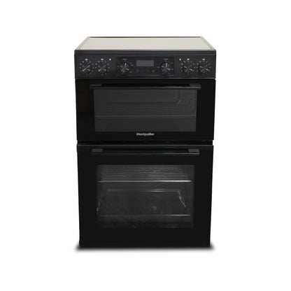 Montpellier MDAFCD60FK 60cm Ceramic Double Cooker in Black