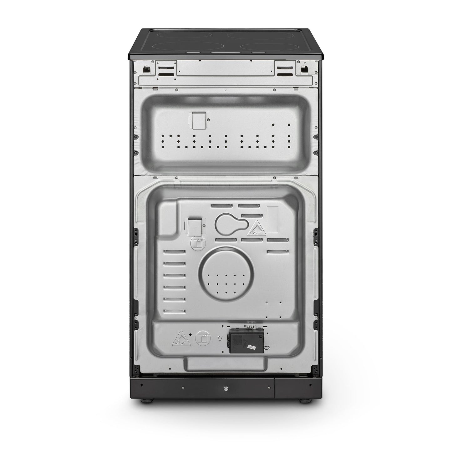 Montpellier MDOC50FK 50cm Double Ceramic Cooker in Black