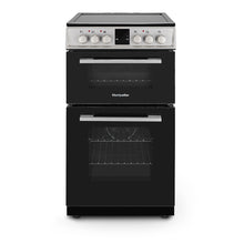 Montpellier MDOC50FS 50cm Double Ceramic Cooker in Silver