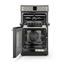 Montpellier MDOC50FS 50cm Double Ceramic Cooker in Silver