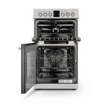 Montpellier MDOC50FW 50cm Double Ceramic Cooker in White