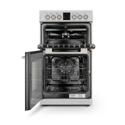 Montpellier MDOC50FW 50cm Double Ceramic Cooker in White