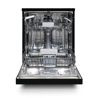 Montpellier MDWD1464K 60cm Freestanding Dishwasher in Black