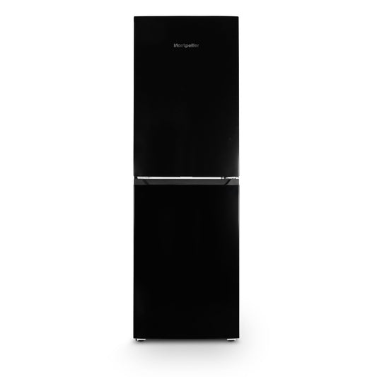 Montpellier MNF167EBK No Frost Fridge Freezer in Black