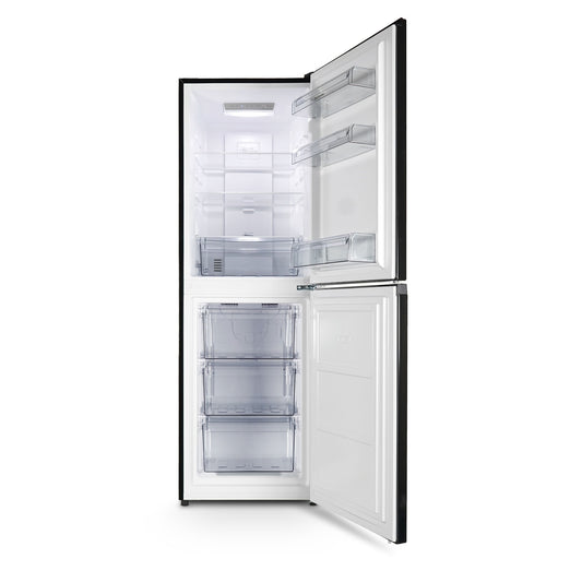 Montpellier MNF167EBK No Frost Fridge Freezer in Black