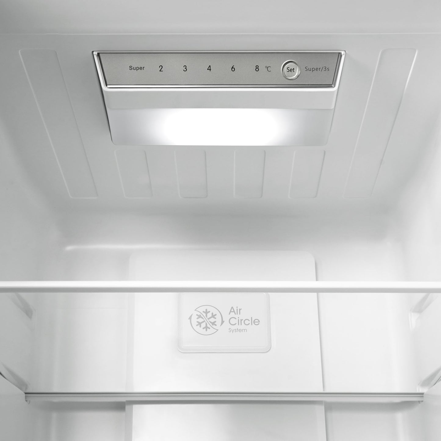 Montpellier MNF167ES No Frost Fridge Freezer in Silver